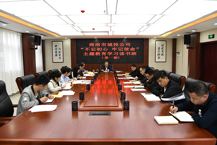 市城投公司開展第一期&ldquo;不忘初心    牢記使命&rdquo; 主題教育學習讀書班