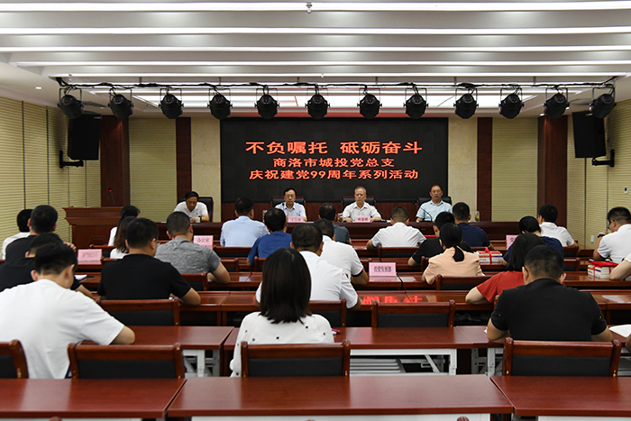 市城投黨總支舉辦&ldquo;不負囑托 砥礪奮斗&rdquo; 慶祝建黨99周年系列活動