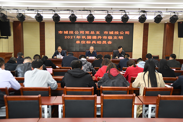 公司召開2021年鞏固提升市級(jí)文明單位標(biāo)兵動(dòng)員會(huì)